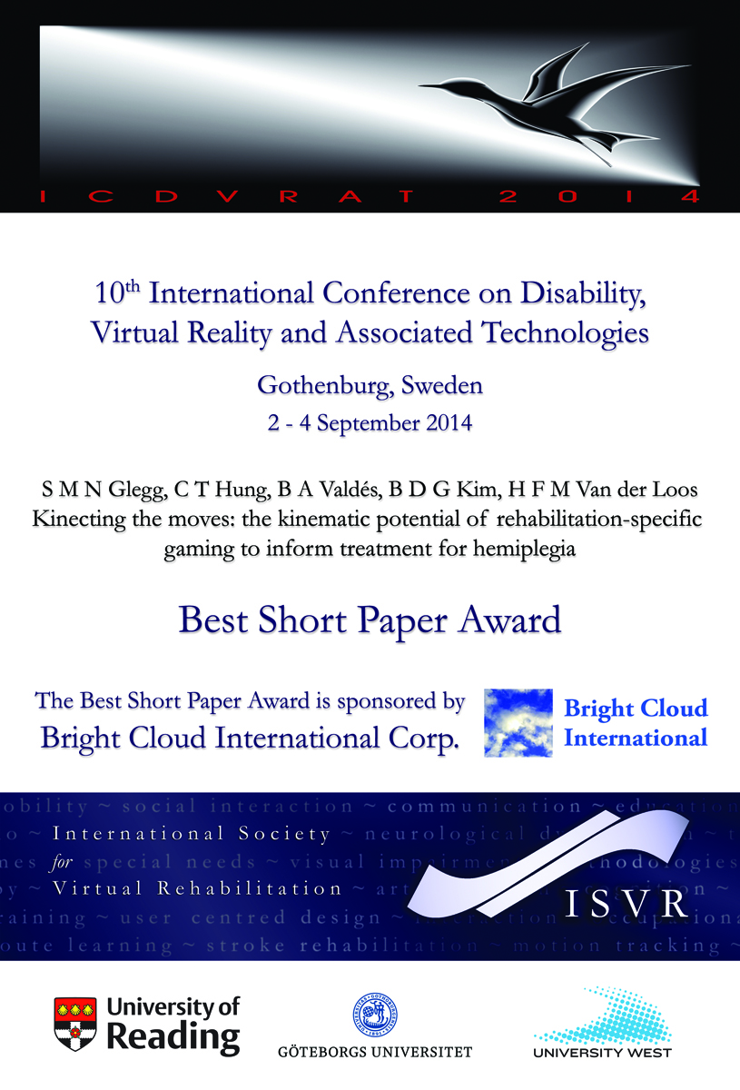 2014 Best Short Paper Certificate